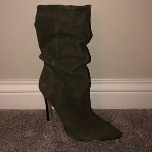 Aldo Olive Green Booties